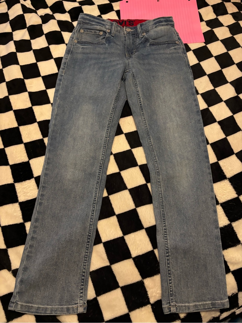 Levi's boys Straight Leg Jeans - Light Blue